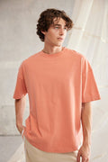 Cotton Drop Shoulder - Orange